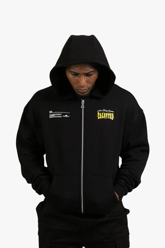 Talented Greatness Oversized Zip Hoodie