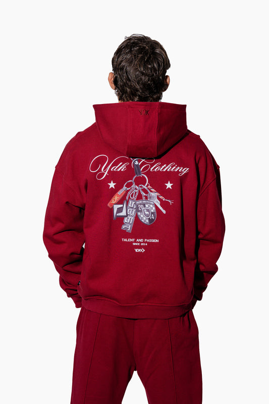 Talent & Passion Oversized Zip Hoodie