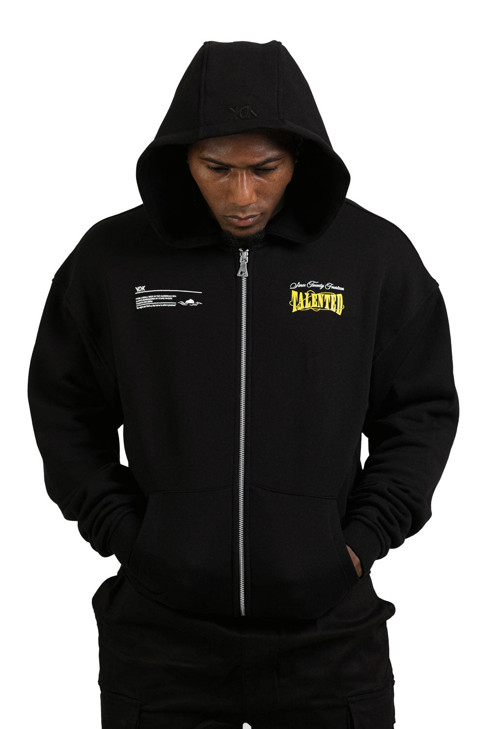 Talented Greatness Oversized Zip Hoodie